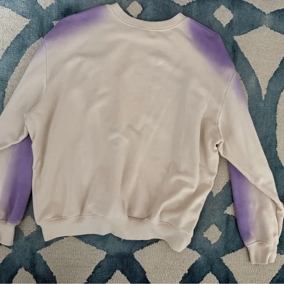 Wild Fable Cream Sweatshirt with Lavender Dip-Dye Shoulders - Picture 9 of 15
